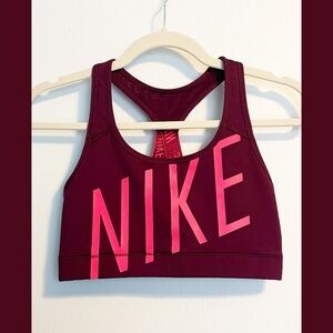 Maroon Sports Bra | Size M